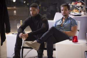 EMPIRE: Pictured L-R: Jussie Smollett as Jamal Lyon and guest star Rafael de la Fuente as Michael in the “Poor Yorick” episode of EMPIRE airing Wednesday, Oct. 14 (9:00-10:00 PM ET/PT) on FOX. ©2015 Fox Broadcasting Co. Cr: Chuck Hodes/FOX.