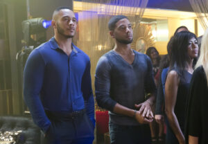 EMPIRE: L-R: Trai Byers and Jussie Smollett in the “A High Hope For A Low Heaven” episode of EMPIRE airing Wednesday, Nov. 4 (9:00-10:00 PM ET/PT) on FOX. ©2015 Fox Broadcasting Co. Cr: Chuck Hodes/FOX.