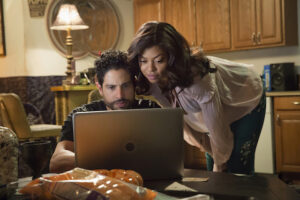 EMPIRE: L-R: Guest star Adam Rodriguez and Taraji P. Henson in the “True Love Never” episode of EMPIRE airing Wednesday, Nov. 11 (9:00-10:00 PM ET/PT) on FOX. ©2015 Fox Broadcasting Co. Cr: Chuck Hodes/FOX.