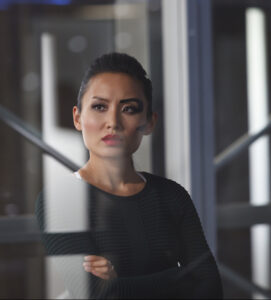 MINORITY REPORT: Li Jun LI in the all-new “Memento Mori” episode of MINORITY REPORT airing Monday, Nov. 23 (9:00-10:00 PM ET/PT) on FOX. Cr: Katie Yu / FOX. © 2015 FOX Broadcasting.