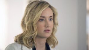 BLINDSPOT -- "Scientists Hollow Fortune" Episode 112 -- Pictured: Ashley Johnson as Patterson -- (Photo by: {Paul Sarkis/NBC)