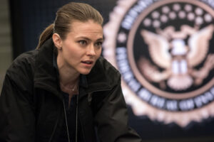 BLINDSPOT -- "Why Await Life's End" Episode 123 -- Pictured: Trieste Kelly Dunn as Allison Knight -- (Photo by: Jeff Neumann/NBC)