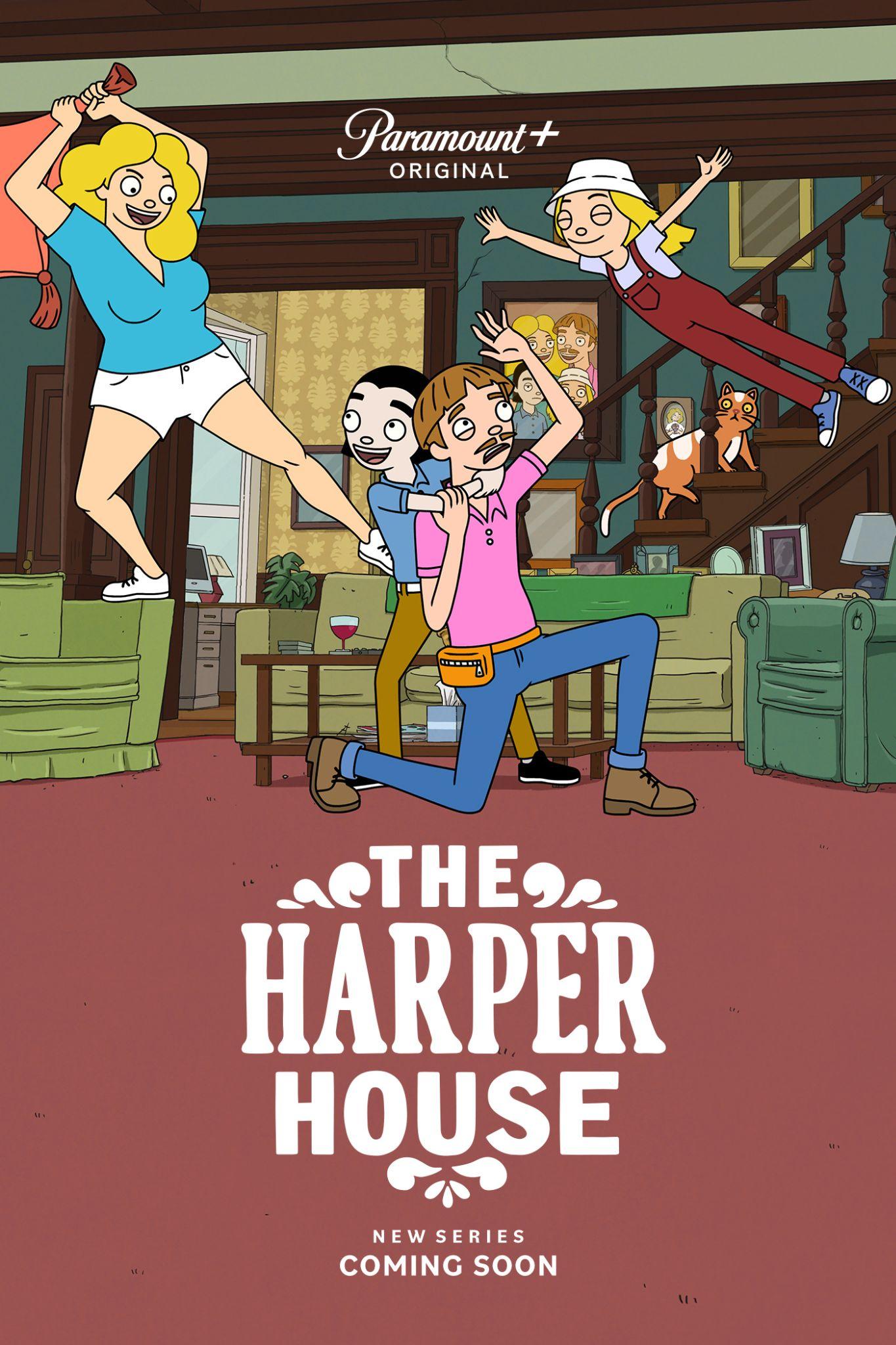 Paramount+ Reveals Teaser Art & Trailer for New Animated Comedy Series “The Harper House”