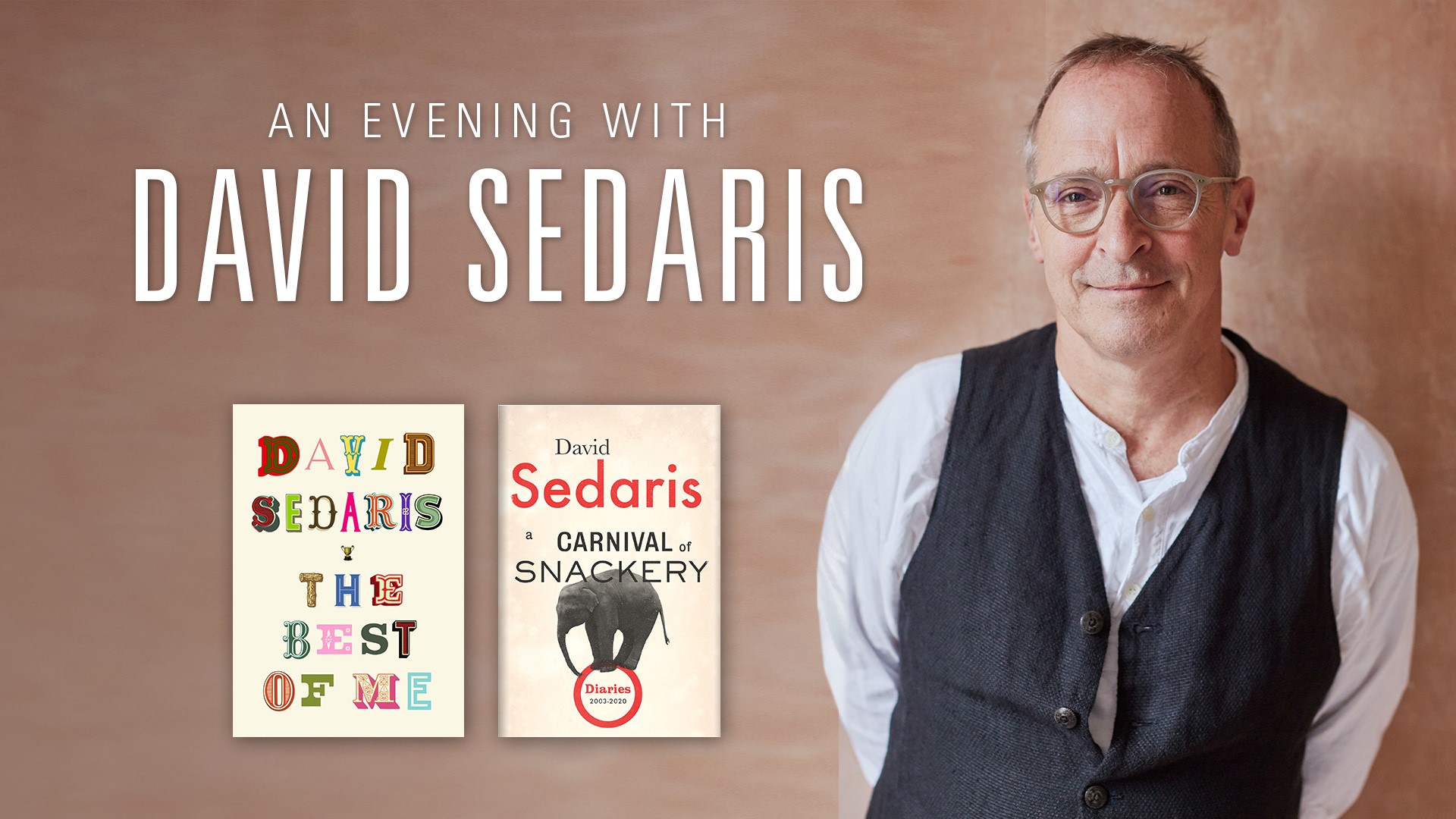 Best-Selling Author & Humorist David Sedaris Returns to the Weinberg Center