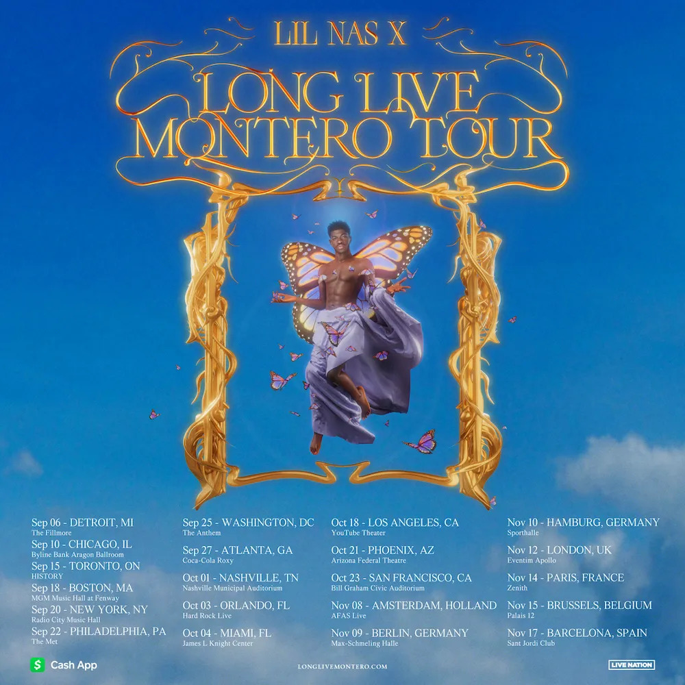 Lil Nas X Unveils Dates for His First-Ever Tour, ‘Long Live Montero’
