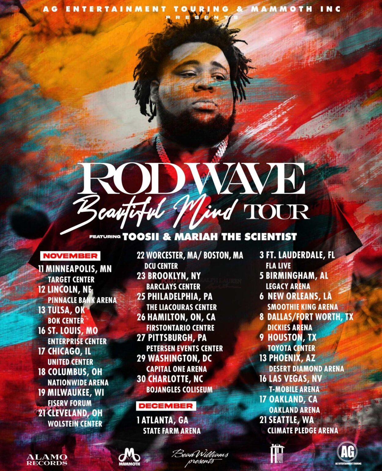 Rod Wave Announces Beautiful Mind Tour at Capital One Arena November 29, 2022 The Rogers Revue