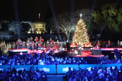 A star-studded stage will help light the National Christmas Tree for the 100th ceremony