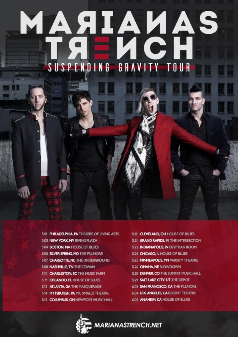 marianas trench tour