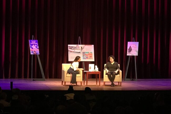 A Conversation with Justice Sonia Sotomayor & Eva Longoria Bastón. Photo Credit: Jaya Ghosh