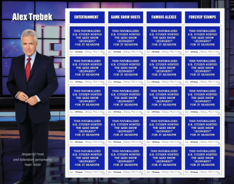 CLUE: This Naturalized U.S. Citizen Is Now Honored With a Forever Stamp CORRECT RESPONSE: Who Is Alex Trebek?