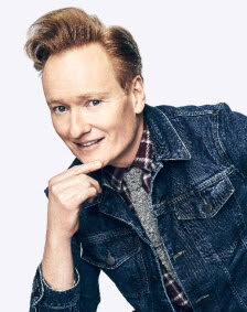 Conan O’Brien to Receive the 26th Mark Twain Prize for American Humor